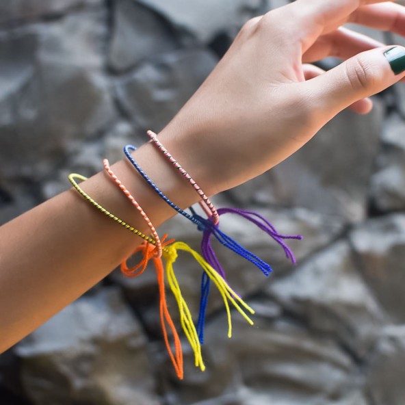 Friendship Bracelets Fabric – Sew Much Moore